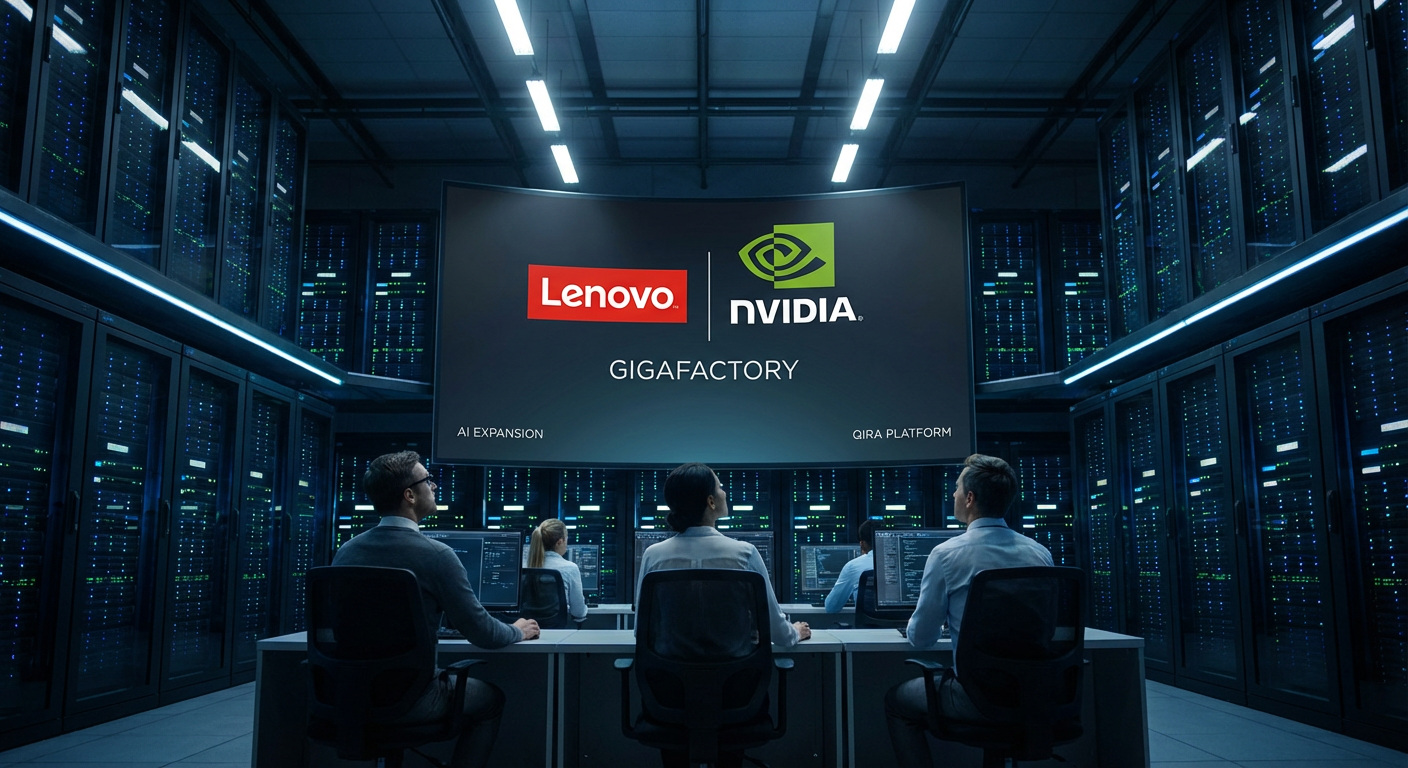 A Parceria Lenovo-Nvidia Marca o Início de uma Nova Era para as AI Gigafactories